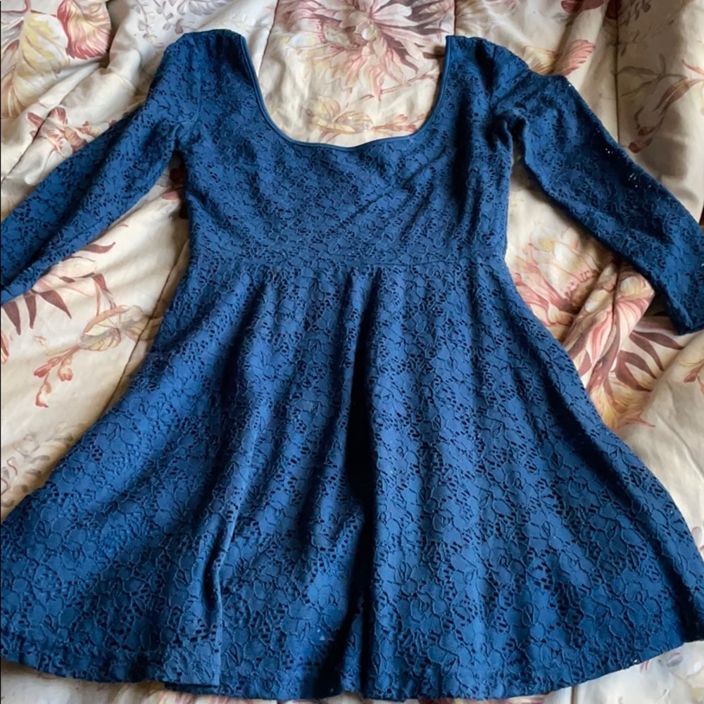 Cute blue mini dress